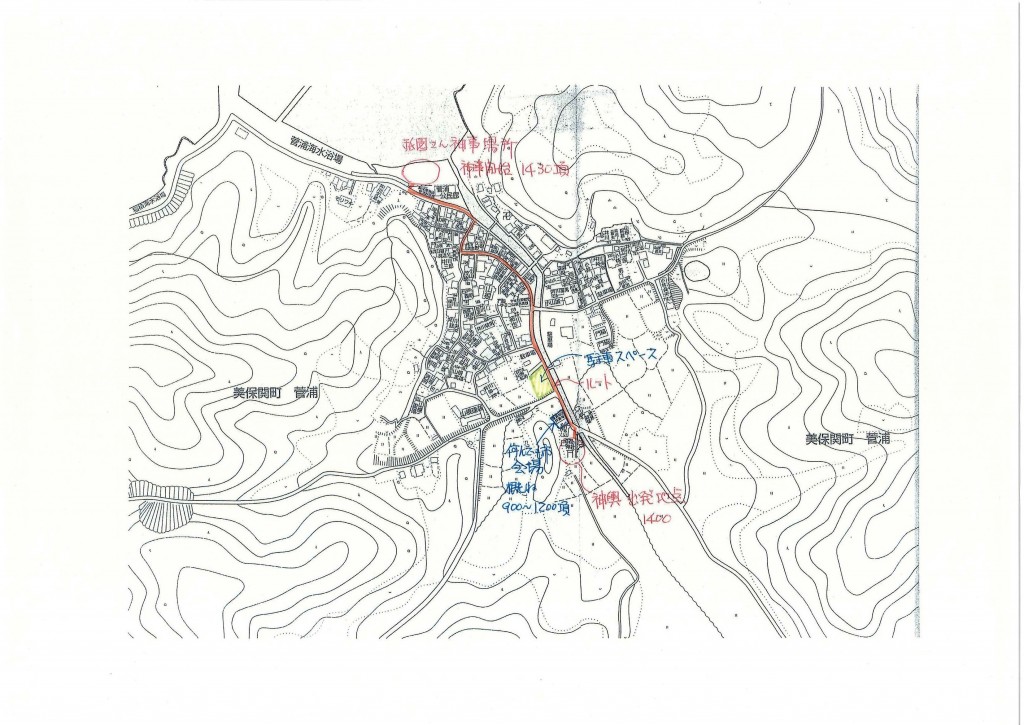 菅浦　地図